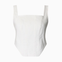 Топ женский джинсовый MIST: Denim р.48, белый Топ женский джинсовый MIST: Denim р.48, белый