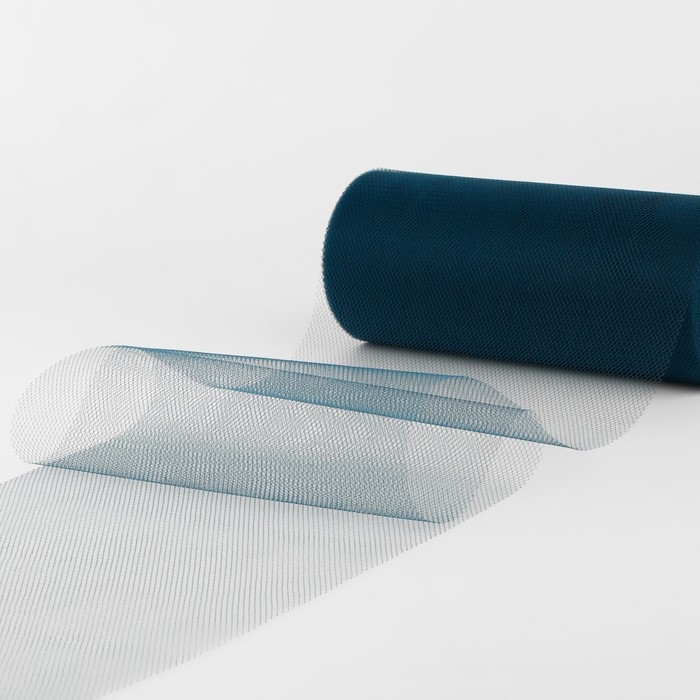 Фатин, 15 см, 23&plusmn;1 м, 11&plusmn;1 г/м&sup2;, тёмно-синий №28