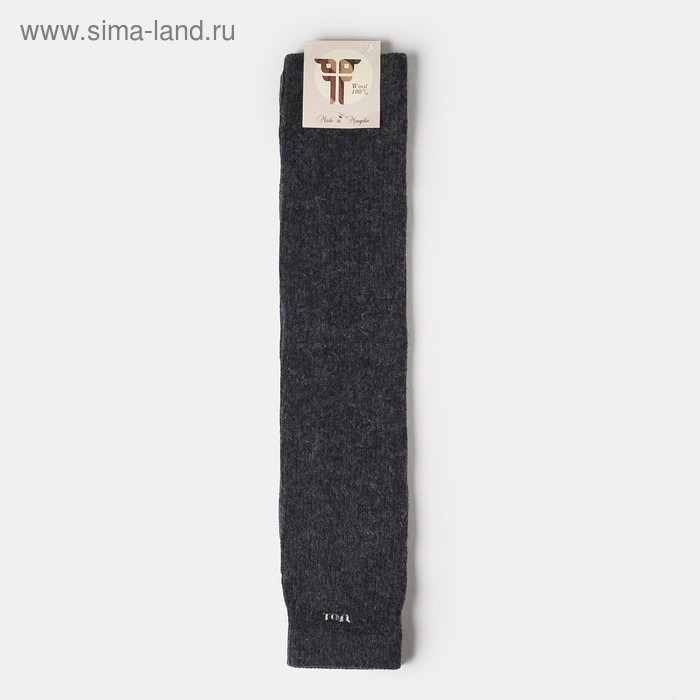 Гетры женские из монгольской шерсти, цвет чёрный