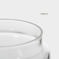 Банка стеклянная для хранения сыпучих продуктов BellaTenero &laquo;Эко&raquo;, 750 мл, 12&times;10,5 см, с бамбуковой крышкой