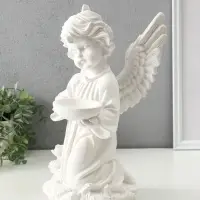 Статуэтка "Ангелочек сидячий с чашей" 33х21х17,5 см