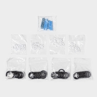 Карниз двухрядный кованый, 160-300 см, телескопический, металл, черный