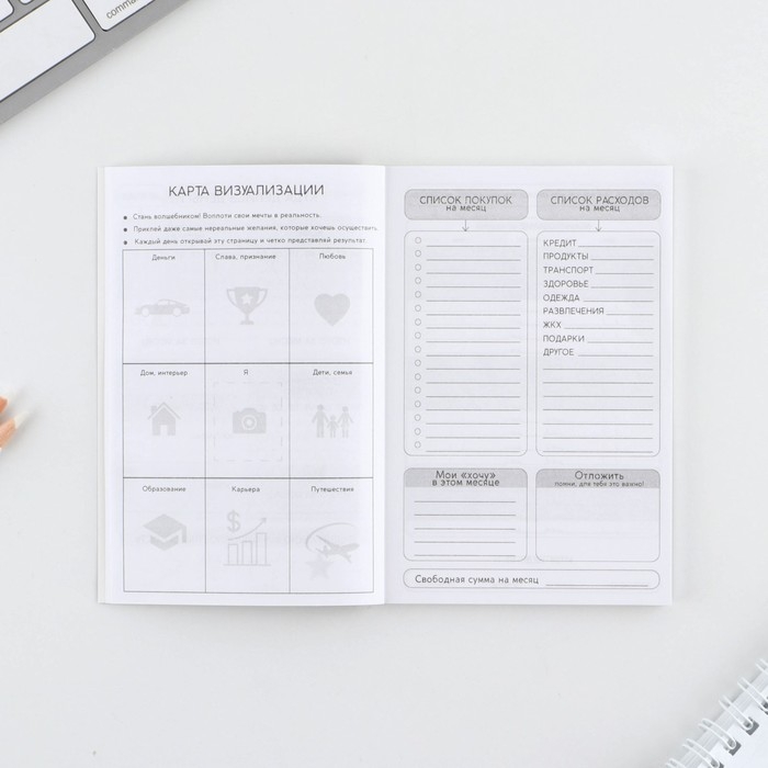 Блокнот для планирования финансов А6, 52 листа &laquo;Кот&raquo;