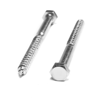 Шуруп-болт ТУНДРА, сантехнический, оцинкованный, DIN 571, М12х150 мм, 4,8 - 5 кг Шуруп-болт ТУНДРА, сантехнический, оцинкованный, DIN 571, М12х150 мм, 4,8 - 5 кг