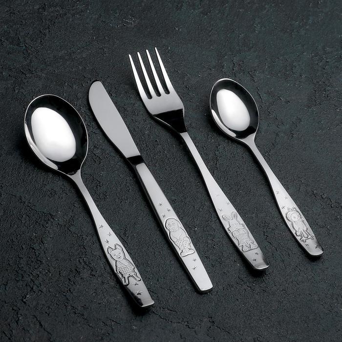 Набор детский 4 предмета &laquo;Антошка&raquo;, 2 мм (М4) КК