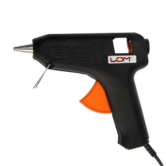 Клеевой пистолет ЛОМ, 40 Вт, 220 В, 11 мм Клеевой пистолет ЛОМ, 40 Вт, 220 В, 11 мм