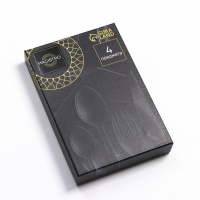 Столовые приборы из нержавеющей стали Magistro &laquo;Фолк&raquo;, 4 предмета, цвет металла золотой, серебряный ручки