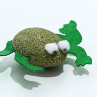 Игрушка для кошек &laquo;Лягушка&raquo; из кошачьей мяты, 4 х 3 см