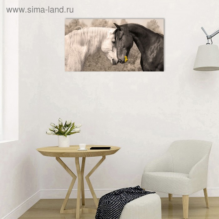 Картина на холсте Картина на холсте "Любовь" 50х100 см