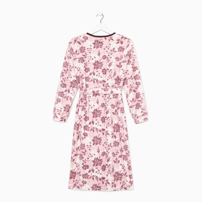 Халат женский, цвет пудровый, размер 52 Халат женский, цвет пудровый, размер 52