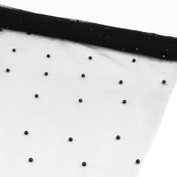 Сетка с бусинами, 150 см, 1 &plusmn; 0,2 м, цвет чёрный