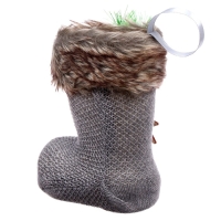 Конфетница &laquo;Сапожок&raquo;, с деревянным элементом