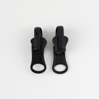 Бегунок автоматический реверсивный для молнии &laquo;Трактор&raquo;, №5, 10 шт, цвет чёрный