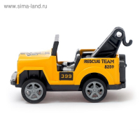 Машина инерционная &laquo;Джип&raquo;, набор 4 шт.