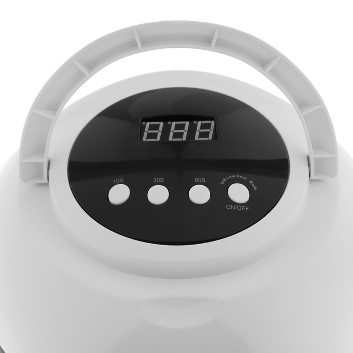 Лампа для гель-лака Luazon LUF-03, UV/LED, 120 Вт, 45 диодов, таймер 10/30/60, 220 В, белая Лампа для гель-лака Luazon LUF-03, UV/LED, 120 Вт, 45 диодов, таймер 10/30/60, 220 В, белая
