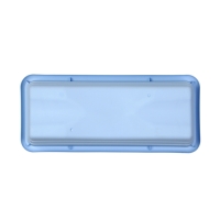 Ящик для цветов, 40 &times; 16/10 &times; 14 см, 6 л, голубой