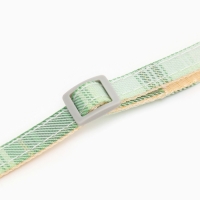 Ошейник "Мягкость", полиэстер,  с бубенчиком, 34 х 1 см, зелёный