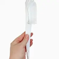 Ёршик для бутылочек и сосок, цвет белый, 25х9см, Крошка Я