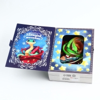 Новогодний подарок, сладкий, детский &laquo;Впусти сказку&raquo;, игрушка змея + конфеты, 300г