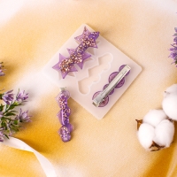 Форма силиконовая универсальная &laquo;Заколка&raquo;, 3 вида заколки