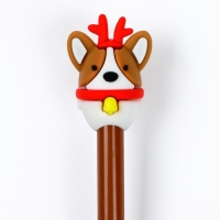 Подарочный набор новогодний, блокнот и фигурная ручка &laquo;С Новокоргием!&raquo;