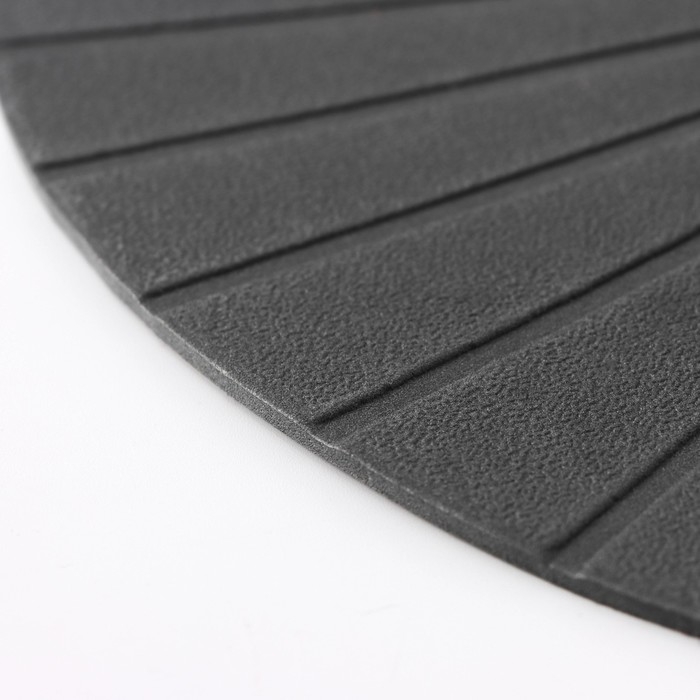 Салфетка сервировочная на стол &laquo;Ра&raquo;, d=36 см, цвет серый