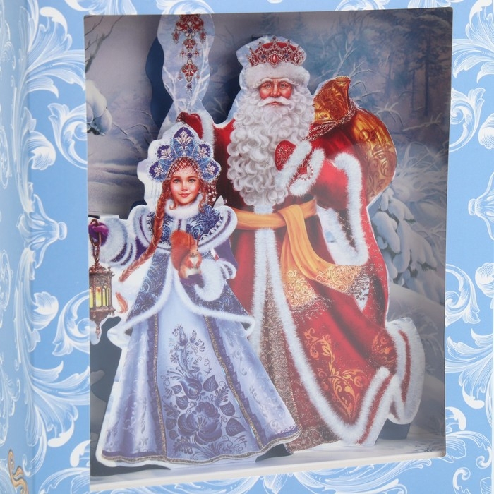 Коробка подарочная новогодняя складная с 3D эффектом «С Новым годом», 18 х 14 х 23 см, Новый год Коробка подарочная новогодняя складная с 3D эффектом «С Новым годом», 18 х 14 х 23 см, Новый год