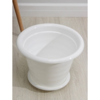 Горшок для цветов с поддоном &laquo;Виола&raquo;, 16 л, пластиковый, белый