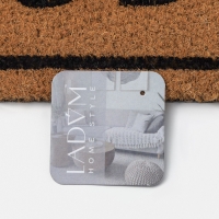 Коврик придверный LaDо́m, 40&times;60 см, кокосовое волокно