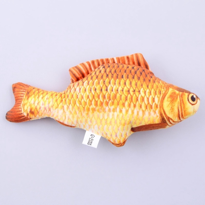 Игрушка для кошек с мятой &laquo;&lrm;Сазан&raquo;&lrm; из текстиля, 20 см