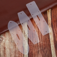 Набор лекал для подпряжника, 40 мм &times; 14 см, 3 шт, цвет прозрачный