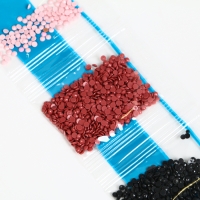 Алмазная мозаика с частичным заполнением на холсте &laquo;Красный цветок&raquo;, 20 х 30 см