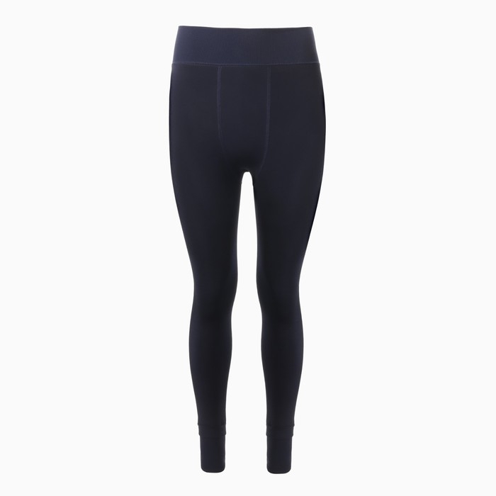 Лосины микрофибра с флисом внутри 600 DEN, цвет тёмно-синий, размер 1-3