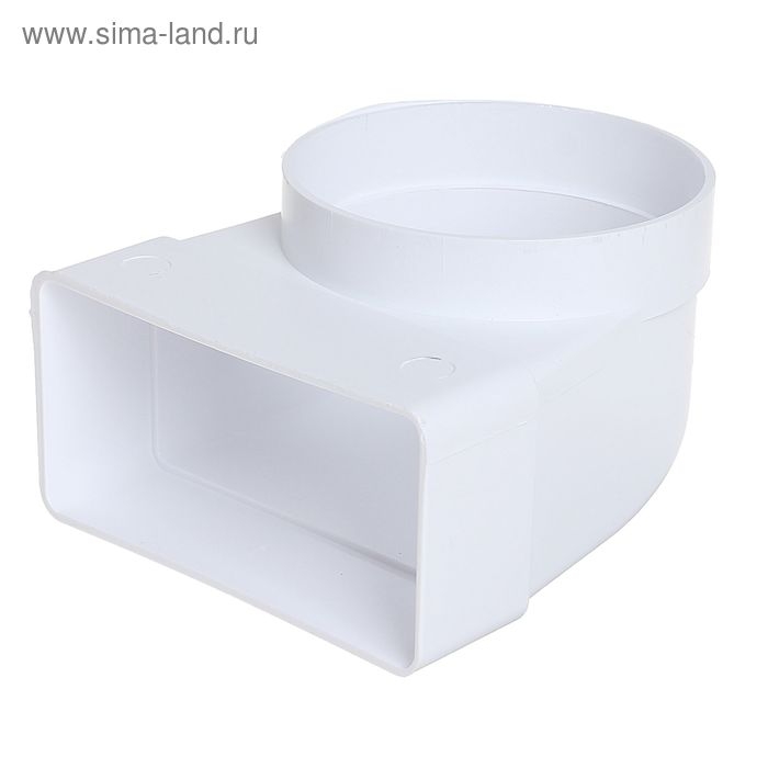 Соединитель ERA 612СК10ФП, вентиляционный, 60х120 мм, внутренний, d=100 мм, угловой Соединитель ERA 612СК10ФП, вентиляционный, 60х120 мм, внутренний, d=100 мм, угловой