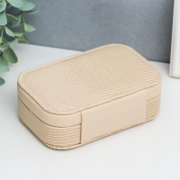 Шкатулка кожзам для украшений "Рептилия сливки" миниатюра комбинированная 4,5х10х15 см Шкатулка кожзам для украшений "Рептилия сливки" миниатюра комбинированная 4,5х10х15 см