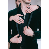 Браслет мужской &laquo;Атлант&raquo; оковы, цвет серебро, 22 см