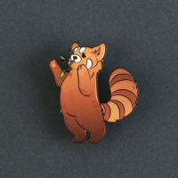 Значок деревянный &laquo;Талисман на исполнение желаний&raquo;, 4 х 3,5 см