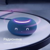 Умная колонка VK Капсула  мини (MRC02BL), голосовой помощник Маруся,5Вт,Wi-Fi, BT4.2, синяя