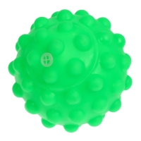 Набор развивающих тактильных мячиков &laquo;Лисенок Лёлик&raquo;, с пищалкой, 3 шт, Крошка Я