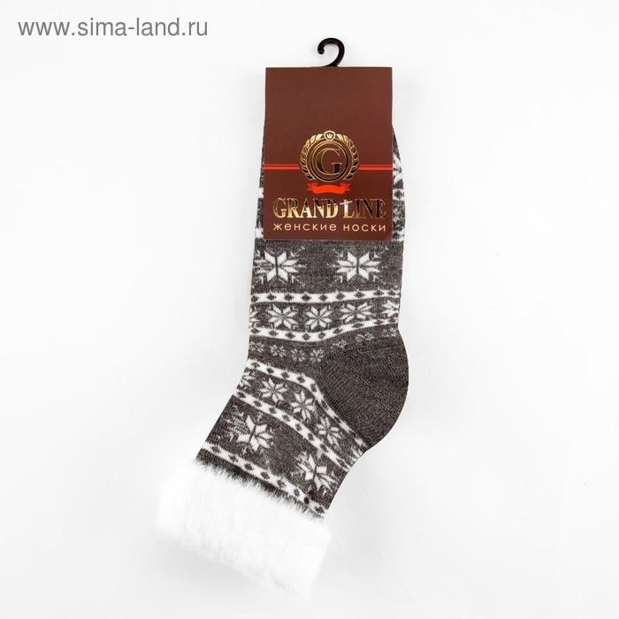 Носки женские шерстяные GRAND LINE, цвет МИКС, размер 25 Носки женские шерстяные GRAND LINE, цвет МИКС, размер 25