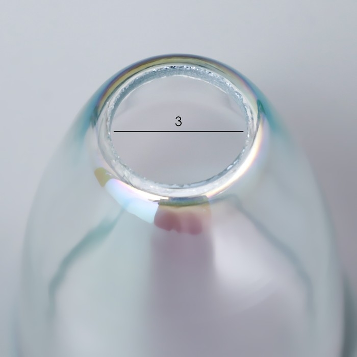 Плафон Аиша 1хЕ14 перламутровый 9х9х10,5см