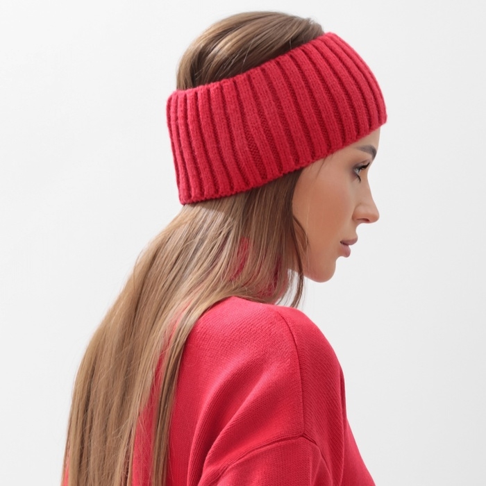 Повязка вязаная однослойная MIST, р. 56-58см, красный Повязка вязаная однослойная MIST, р. 56-58см, красный