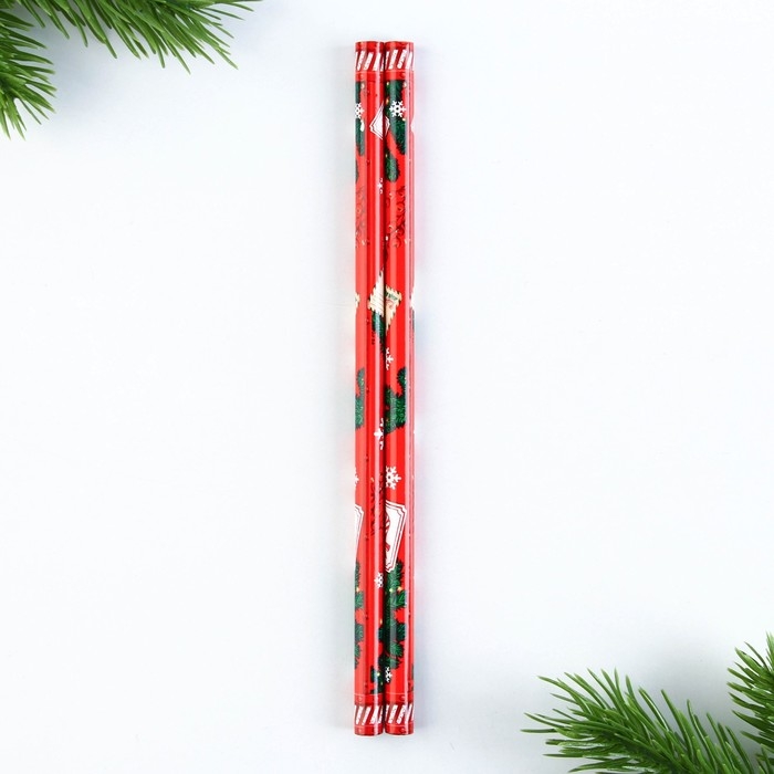 Подарочный набор новогодний, блокнот,карандаши ч/г 2 шт и восковые мелки «Новогодняя посылка» Подарочный набор новогодний, блокнот,карандаши ч/г 2 шт и восковые мелки «Новогодняя посылка»