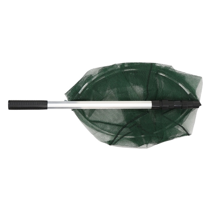 Подсачник складной телескопический П-07, усиленный, 200 см, круглый обод 60 см, капрон