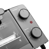 Мини-печь BRAYER 2600BR, 1200 Вт, 9 л, 65-230 &deg;С, таймер, чёрная