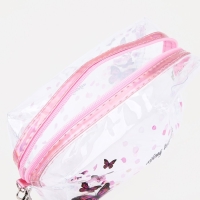 Косметичка на молнии, цвет розовый Косметичка на молнии, цвет розовый