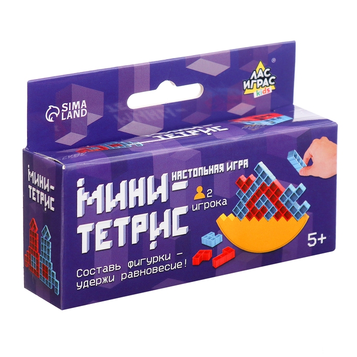 Настольная игра &laquo;Мини-тетрис&raquo;, 2 игрока, 5+