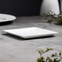 Подсвечник металл "Тарелка", 12,6х12,6х1,3 см, белый Подсвечник металл "Тарелка", 12,6х12,6х1,3 см, белый