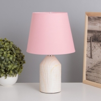 Лампа настольная "Жизель" 1х40Вт Е14 розовый 20х20х32см Лампа настольная "Жизель" 1х40Вт Е14 розовый 20х20х32см
