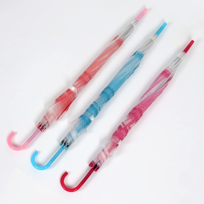 Зонт - трость полуавтоматический &laquo;Париж&raquo;, 8 спиц, R = 46 см, рисунок МИКС